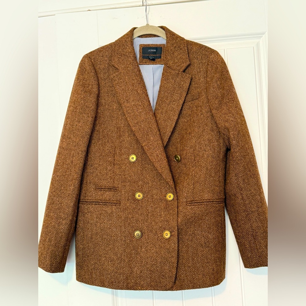 Jcrew Bristol heritage tweed wool blazer